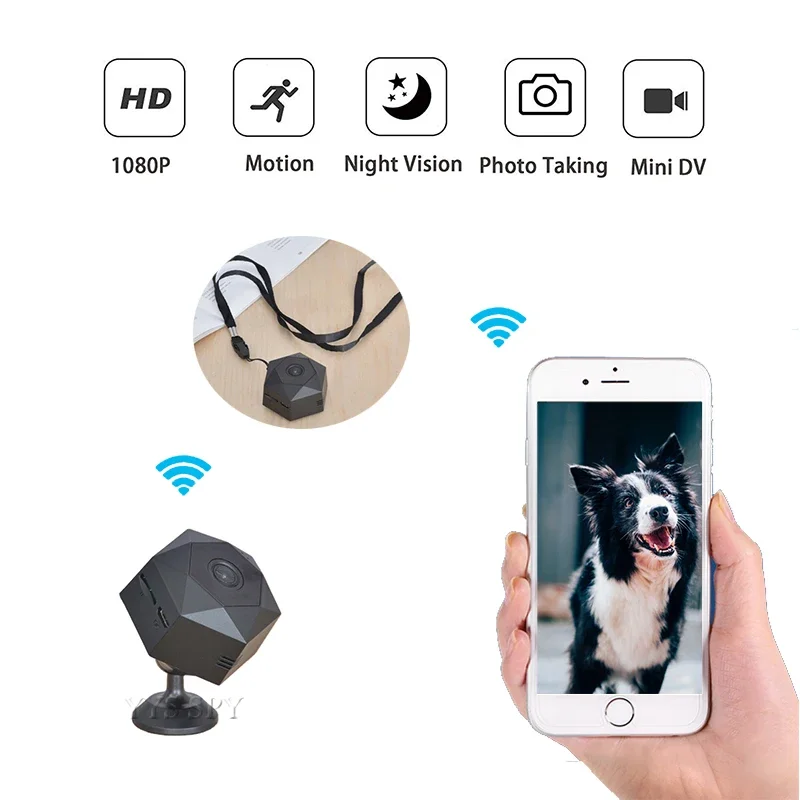 Smart Home Kamera - HD 1080P كاميرا واي فاي صغيرة