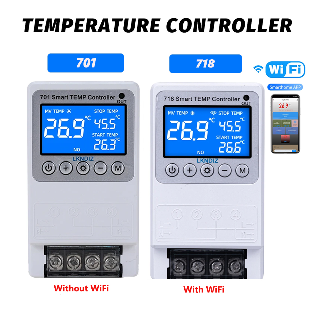 Wifi Thermostat - جهاز تحكم ذكي بدرجة الحرارة واي