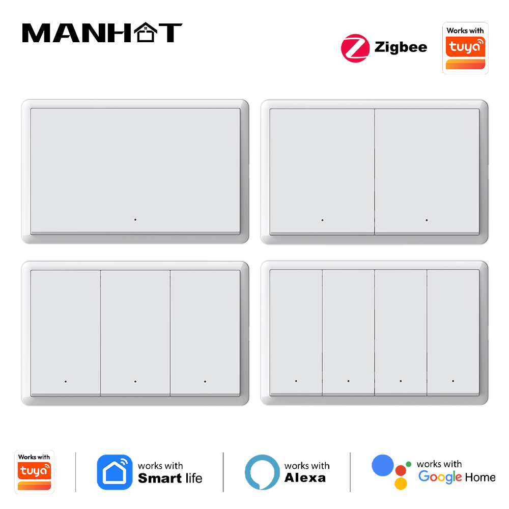 Smart Home Button - مفتاح إضاءة ذكي من مانهوت يعمل
