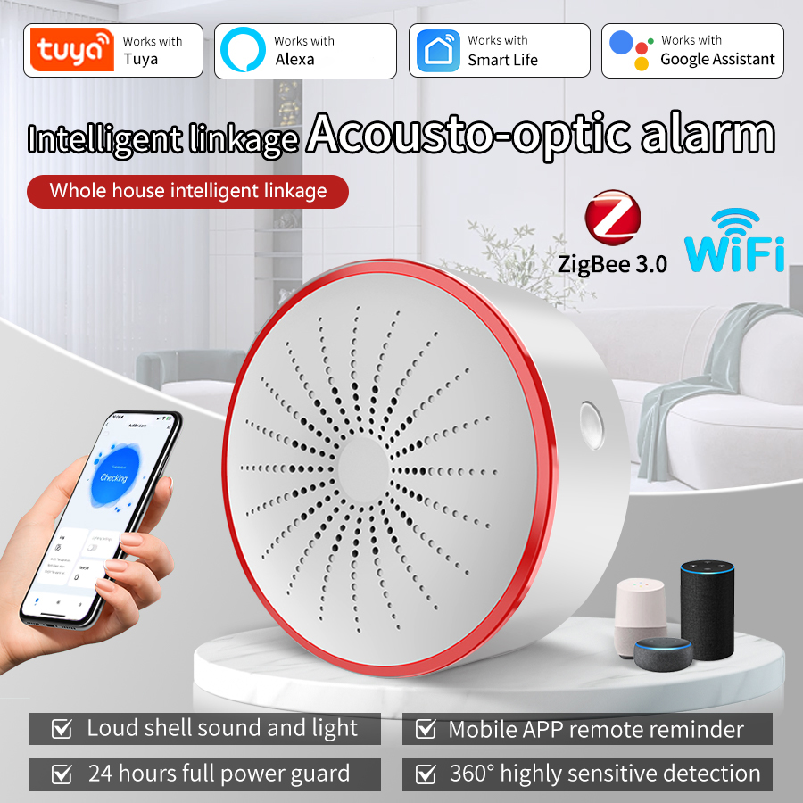 Smart Home Blog - صفارة إنذار ذكية من تويا تعمل