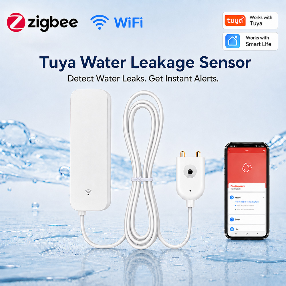 Smart Home Blog - جهاز استشعار تسرب المياه بتقنية ZigBee