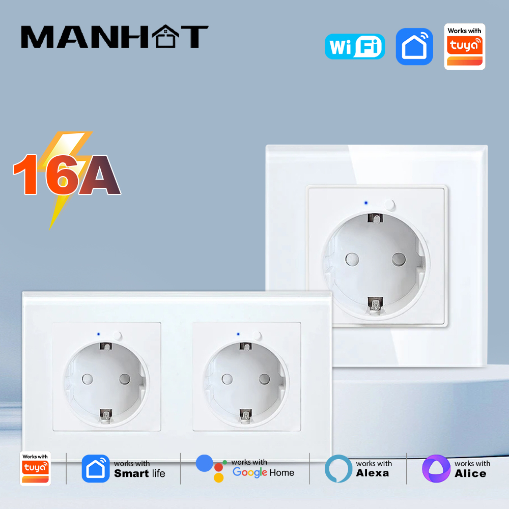 Smart Home Energy App - مقبس حائط ذكي واي فاي أوروبي