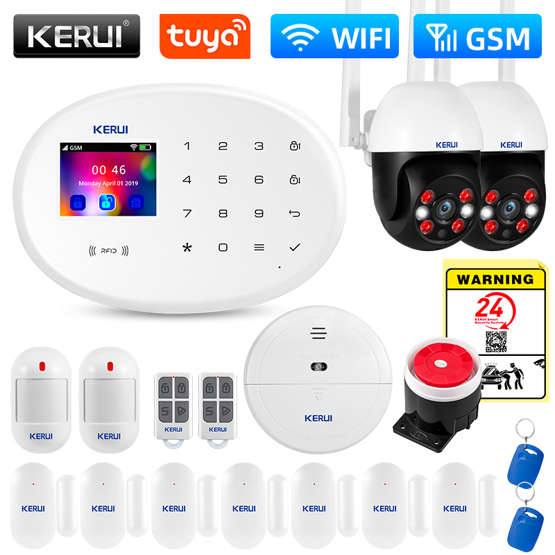 Smart Home Demo Kit - KERUI W202 WIFI GSM نظام إنذار