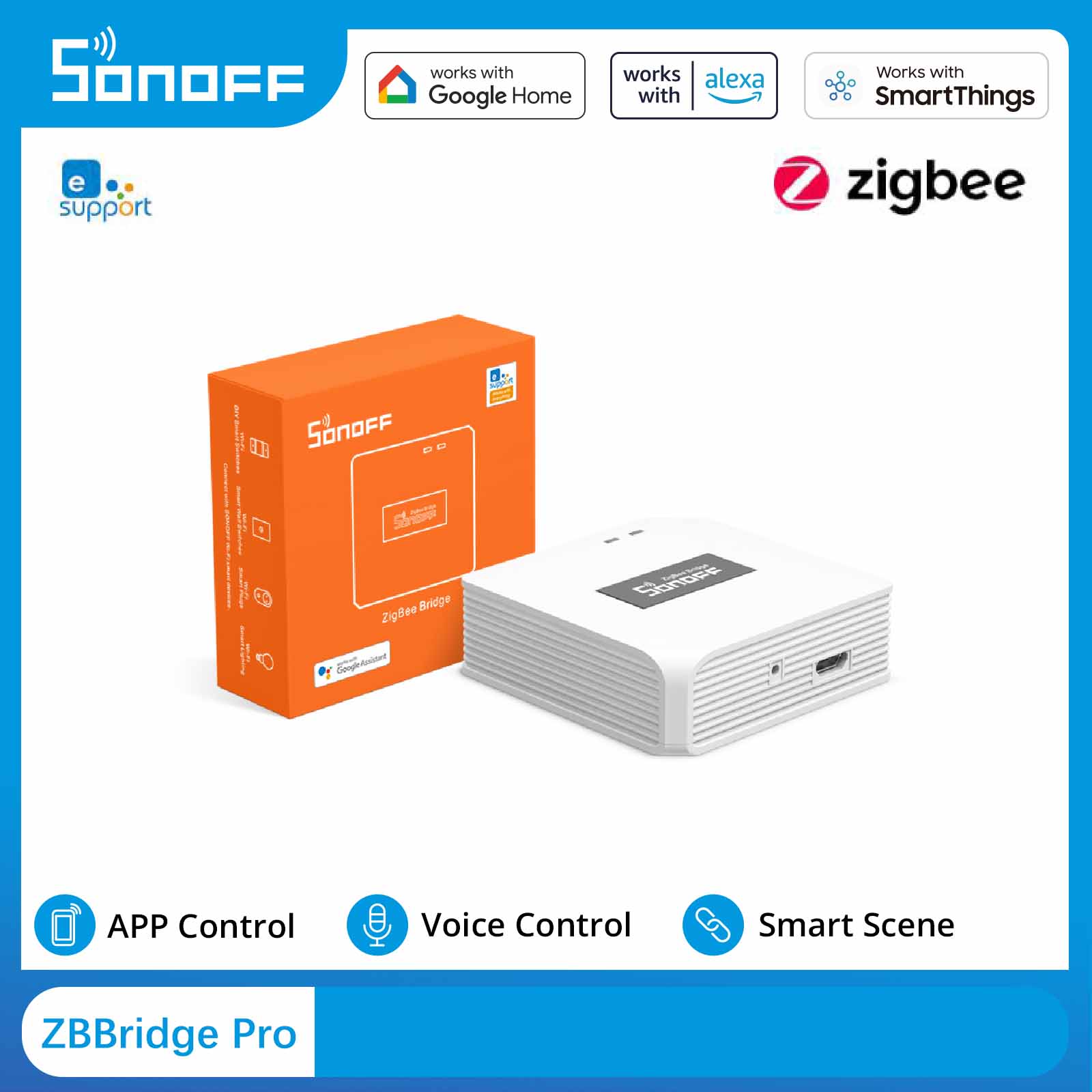 Smart Home Zentrale - بوابة SONOFF ZBBridge-P لربط أجهزة ZigBee
