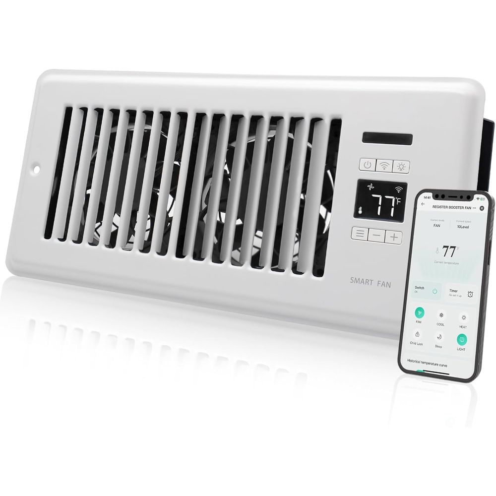 Wifi Thermostat - مروحة تهوية فائقة الهدوء لفتحات التهوية