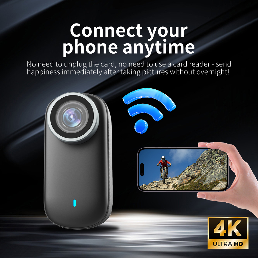 Smart Home Kamera - كاميرا مصغرة بدقة 4K UHD، كاميرا
