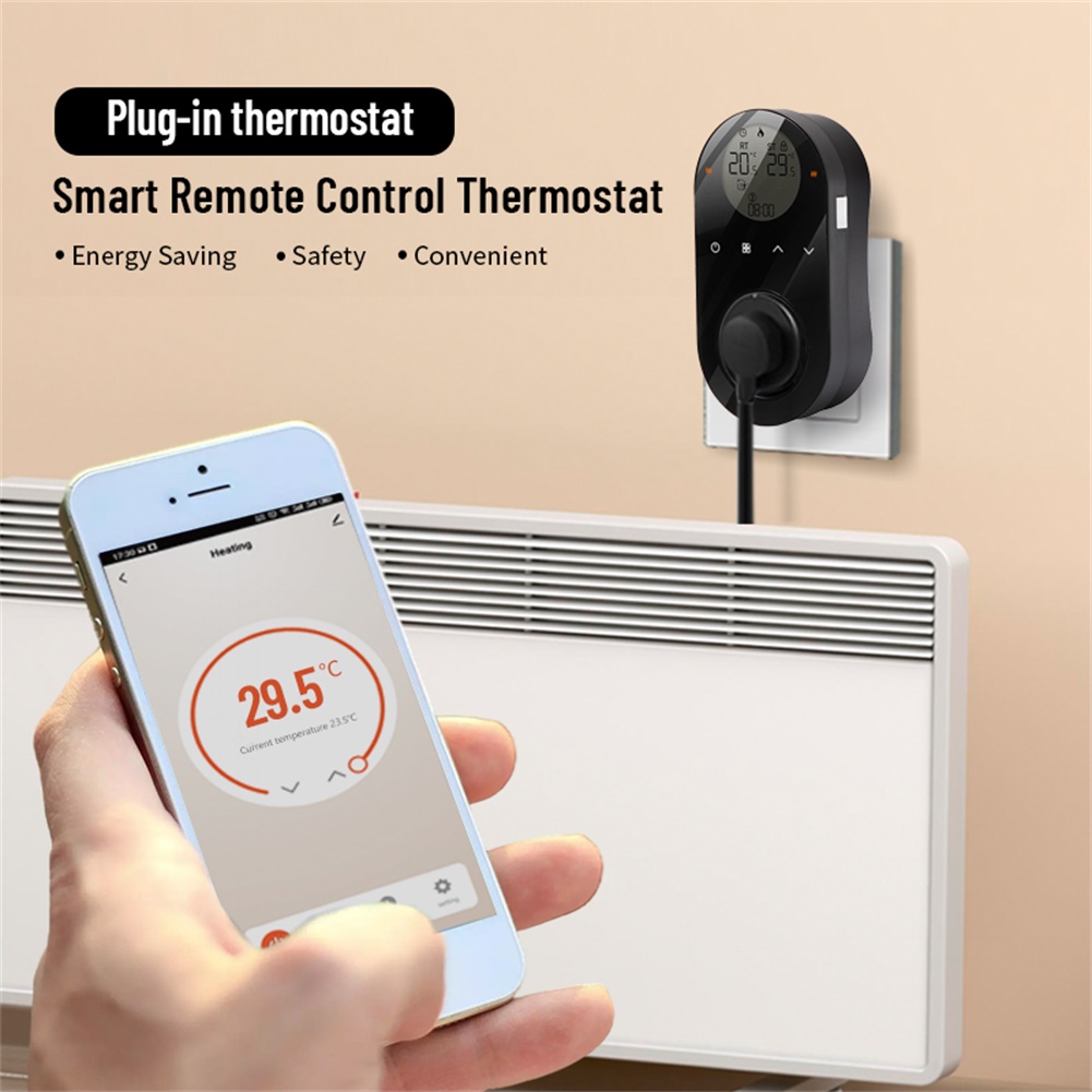 Wifi Thermostat - مقبس ترموستات ذكي جديد بمستشعر مزدوج
