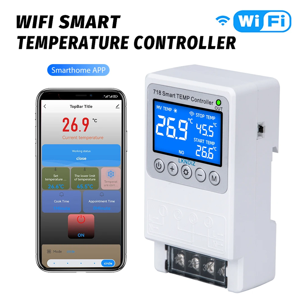جهاز تحكم ذكي بدرجة الحرارة وا - مراجعة Wifi Thermostat وسعره