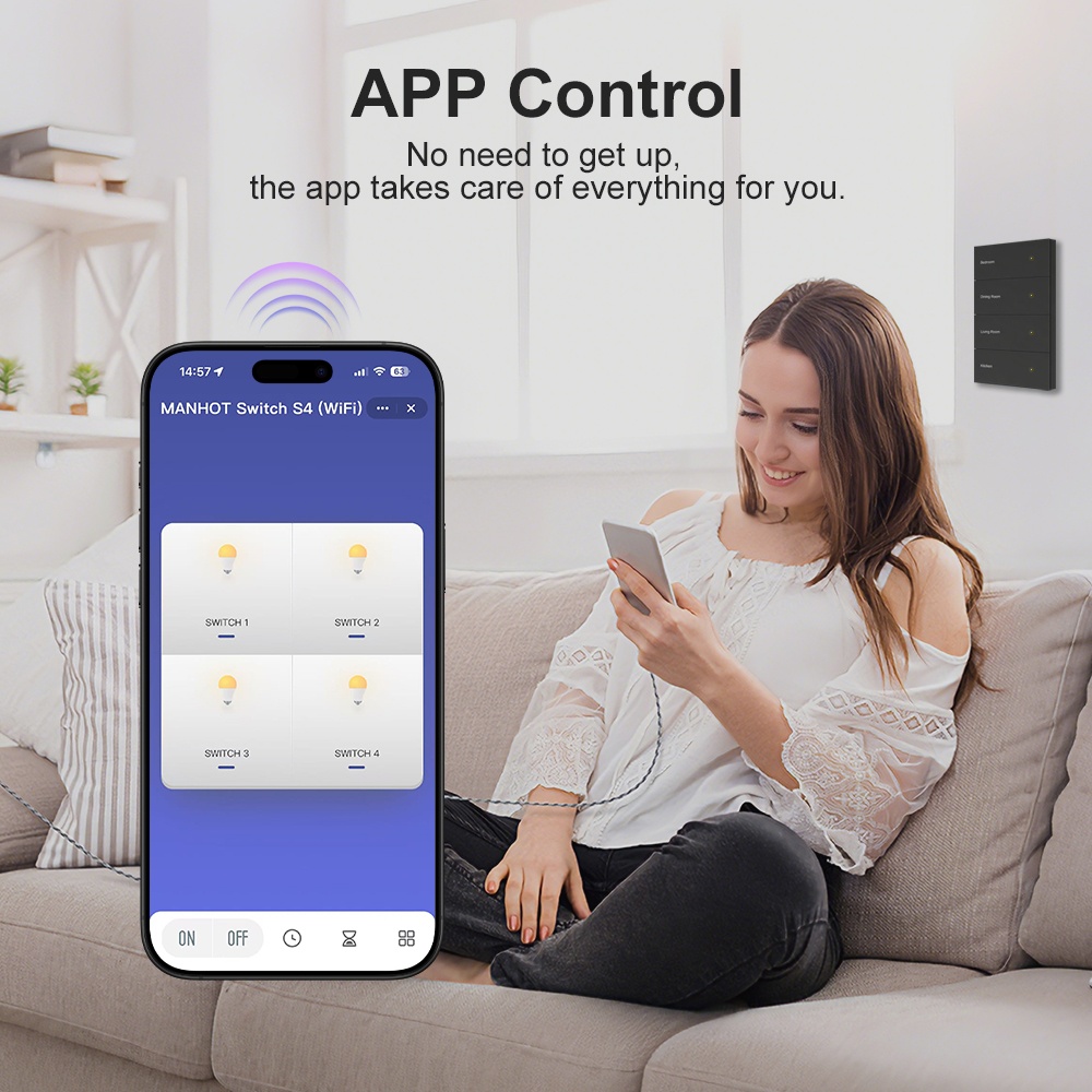 مفتاح إضاءة ذكي من مانهوت بشاش - مراجعة Smart Home Button وسعره