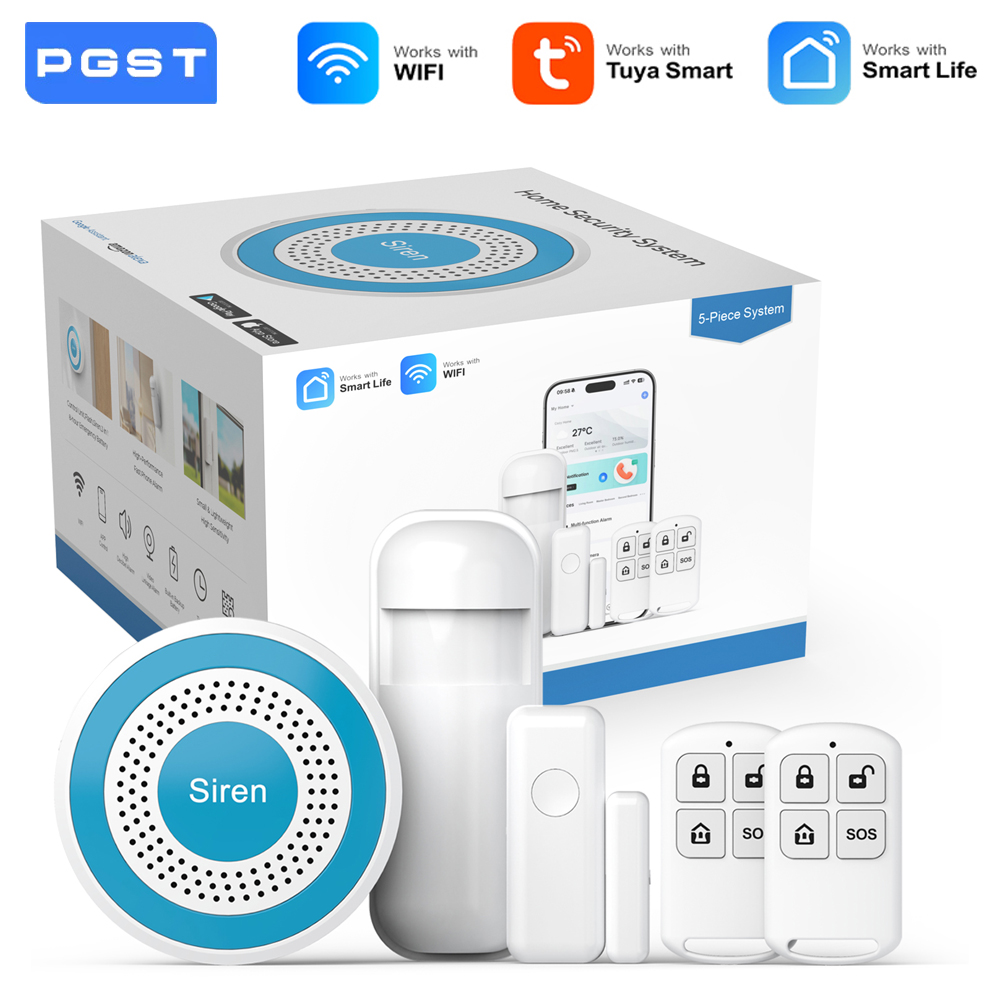 PGST WiFi Smart Life Alarm Sec - مراجعة Smart Home Demo Kit وسعره