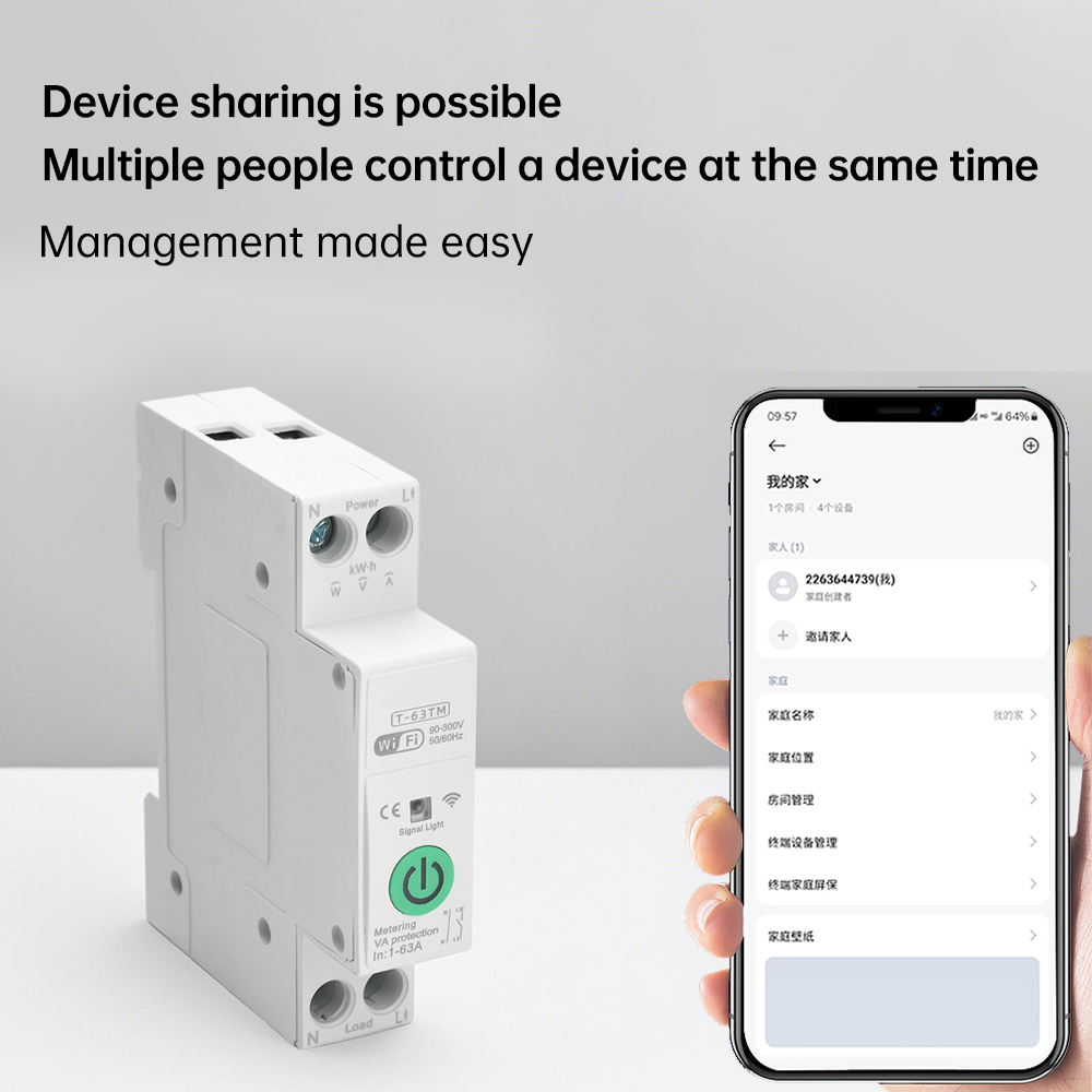 واي فاي قطاع دارة ذكي التبديل  - مراجعة Smart Home Energy App وسعره