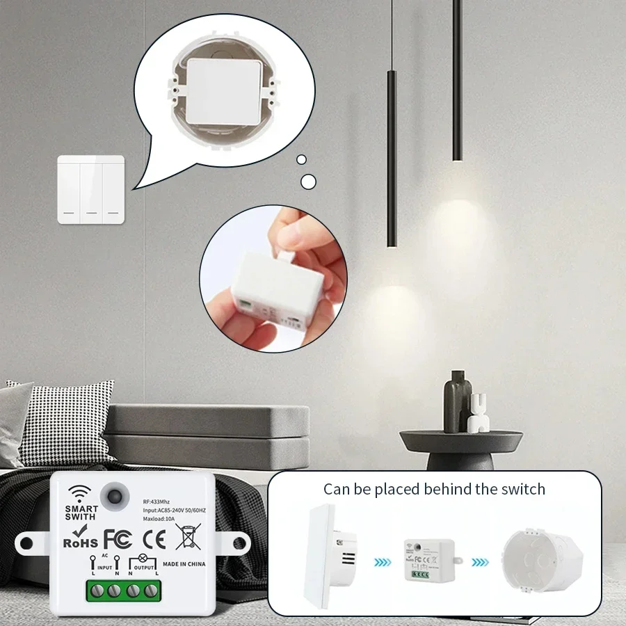 مفتاح تحكم عن بعد لاسلكي RF 43 - مراجعة Smart Home Button وسعره