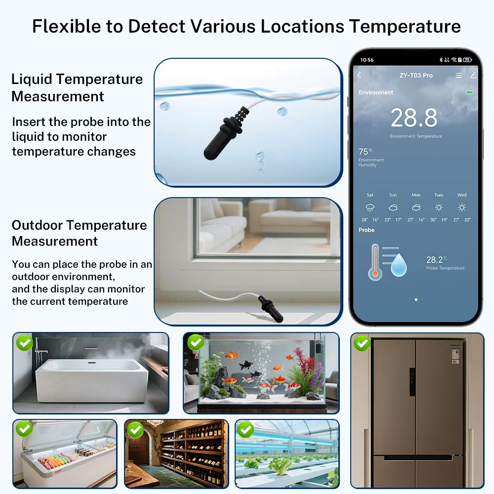 مقياس حرارة ورطوبة خارجي مقاوم - مراجعة Wifi Thermostat وسعره