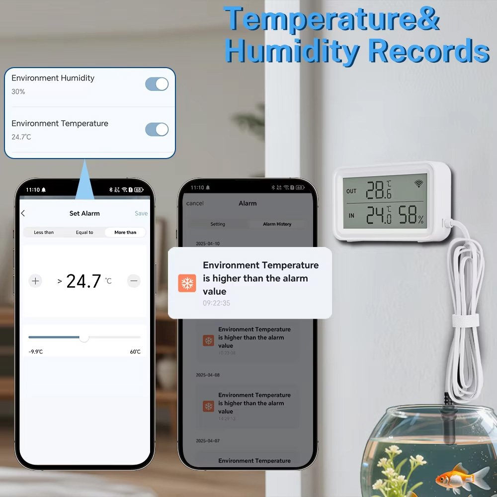 مقياس حرارة ورطوبة خارجي مقاوم - مراجعة Wifi Thermostat وسعره