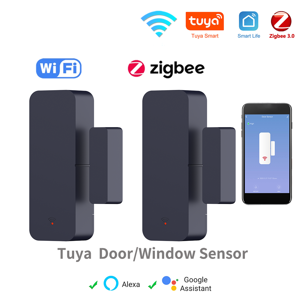 Tuya Zigbee-مستشعر باب مغناطيس - مراجعة Smart Home Blog وسعره