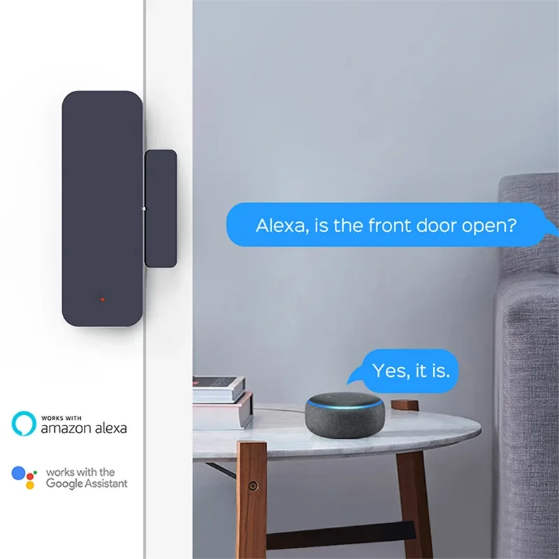 Tuya Zigbee-مستشعر باب مغناطيس - مراجعة Smart Home Blog وسعره