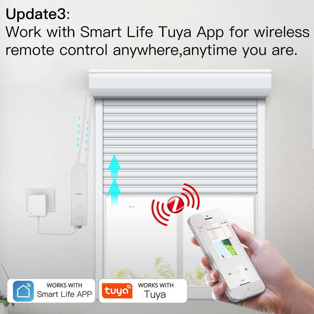 محرك ستائر ذكي MOES ZigBee للت - مراجعة Smart Home Gira وسعره