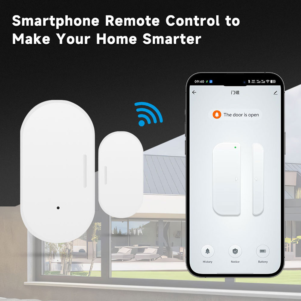 جهاز استشعار الأبواب والنوافذ  - مراجعة Smart Home Zigbee 3.0 وسعره