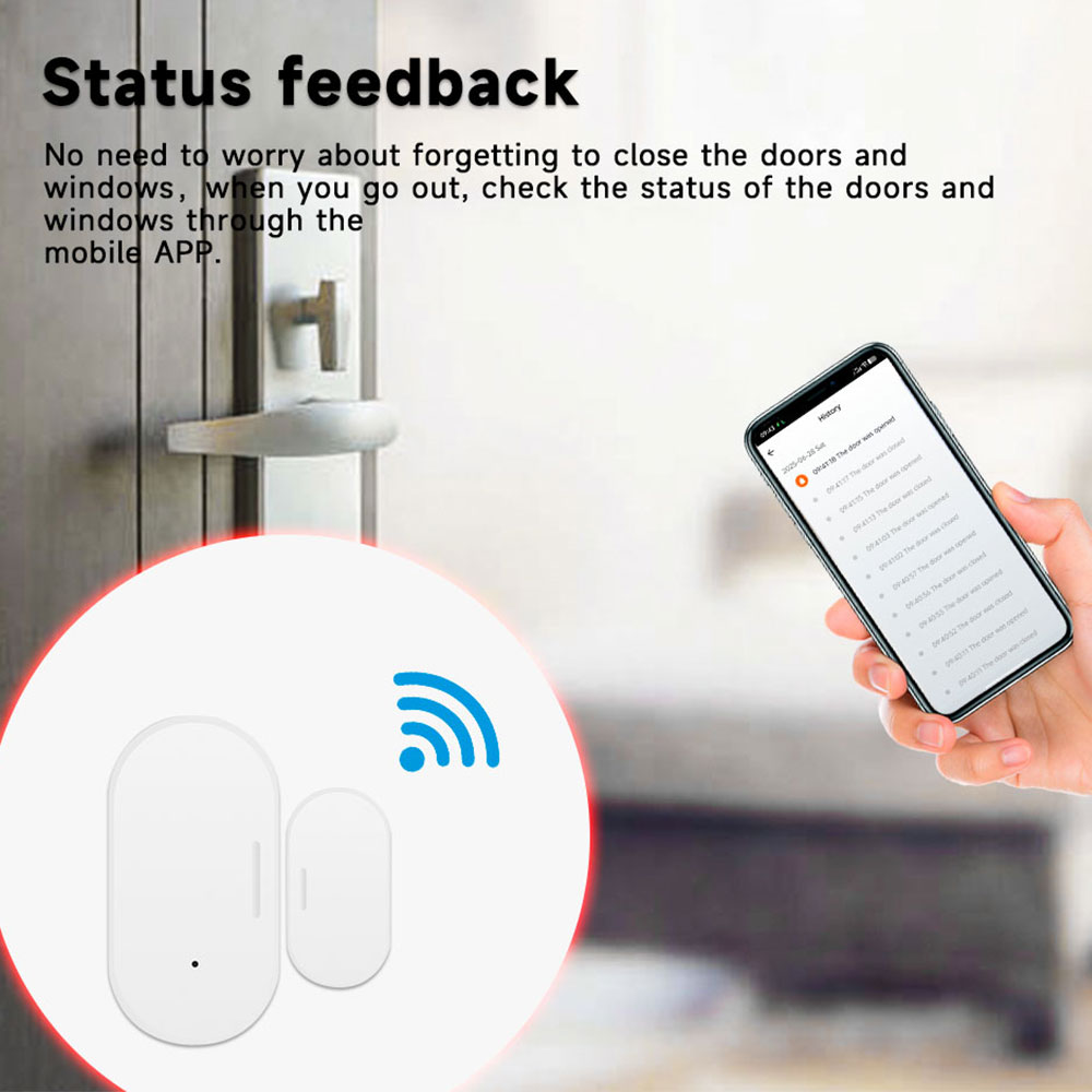 جهاز استشعار الأبواب والنوافذ  - مراجعة Smart Home Zigbee 3.0 وسعره
