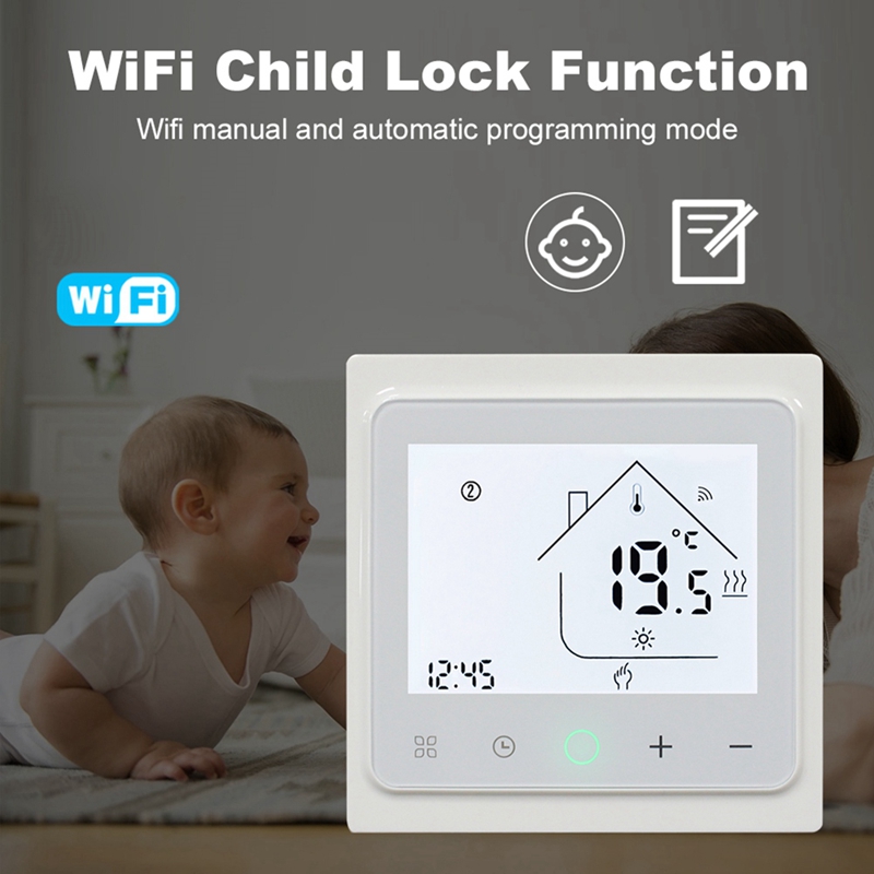 ثيرموستات ذكي واي فاي 16 أمبير - مراجعة Wifi Thermostat وسعره