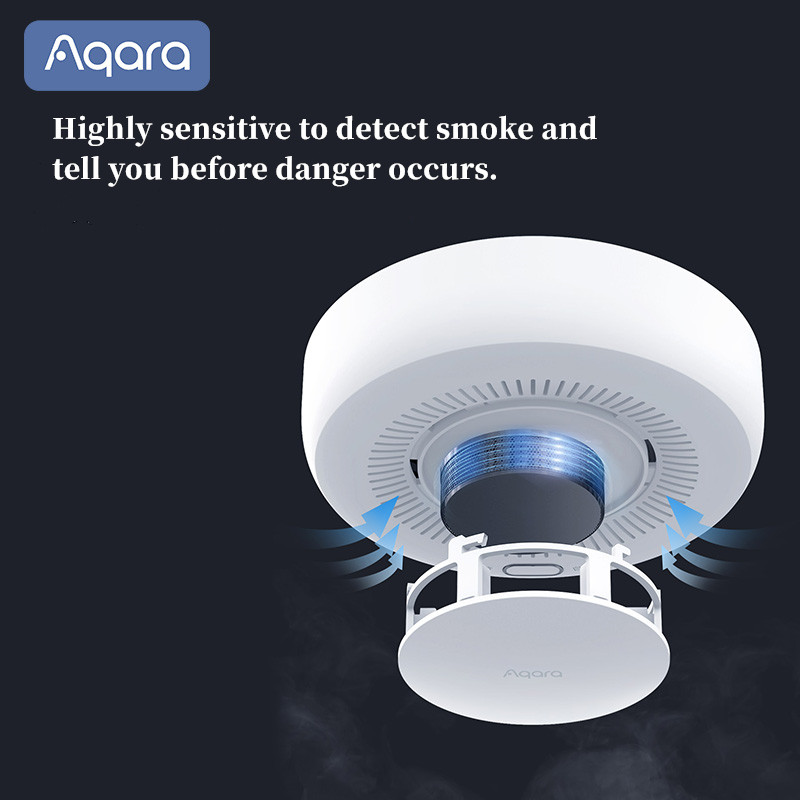Aqara-مستشعر كاشف الدخان الذكي - مراجعة Smart Home Hub Matter وسعره
