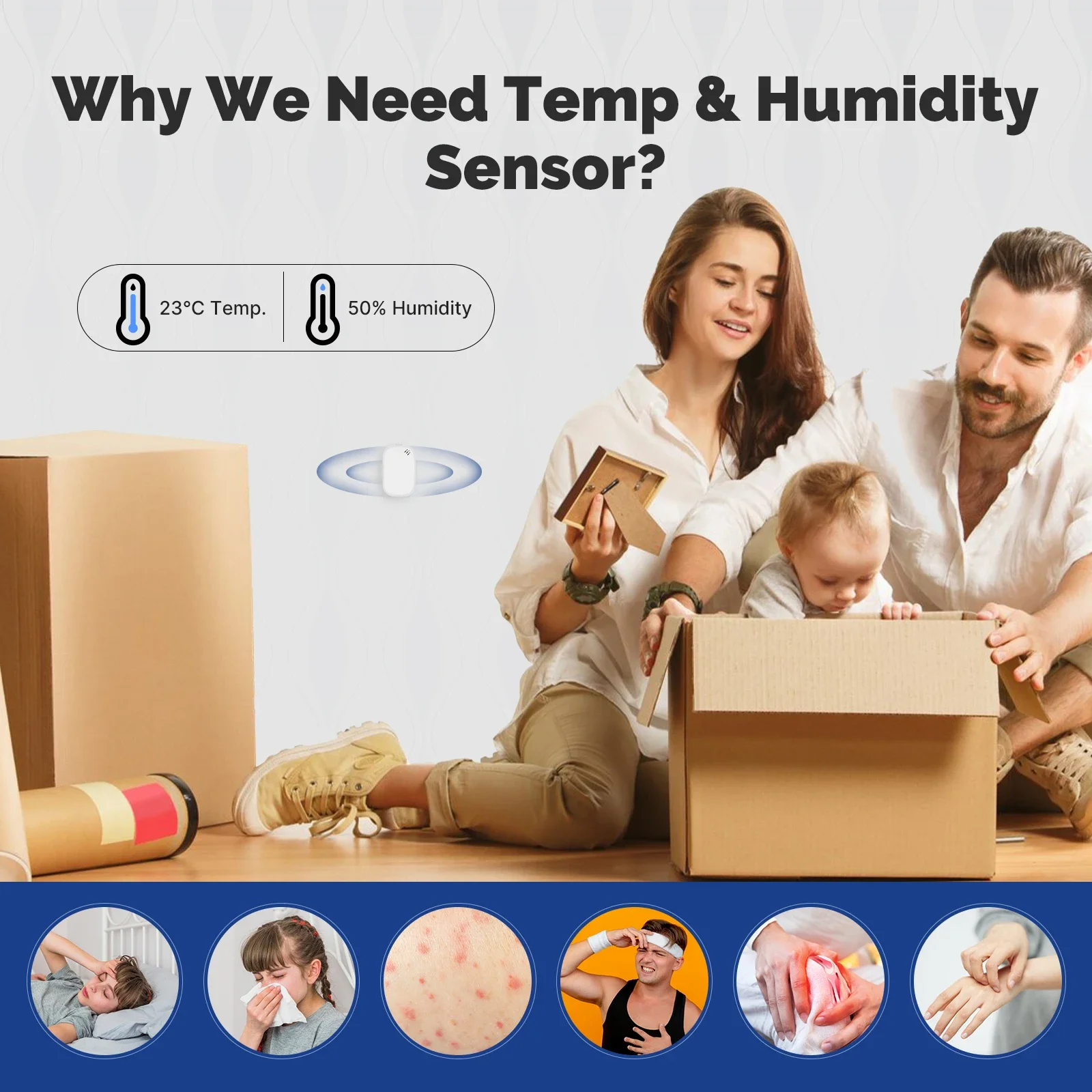 MOES Tuya Zigbee مستشعر درجة ا - مراجعة Smart Home News وسعره