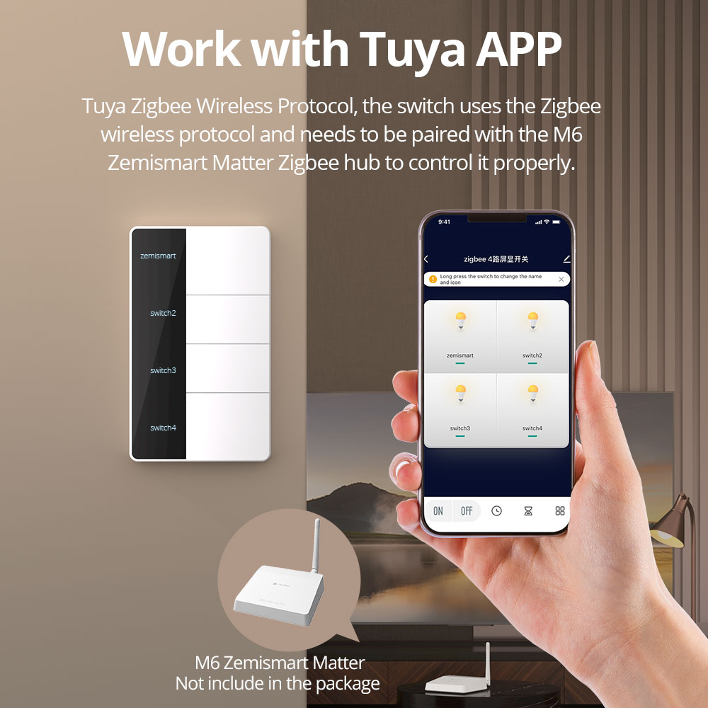 مفتاح إضاءة زيجبي بالضغط من نو - مراجعة Smart Home Hub Matter وسعره