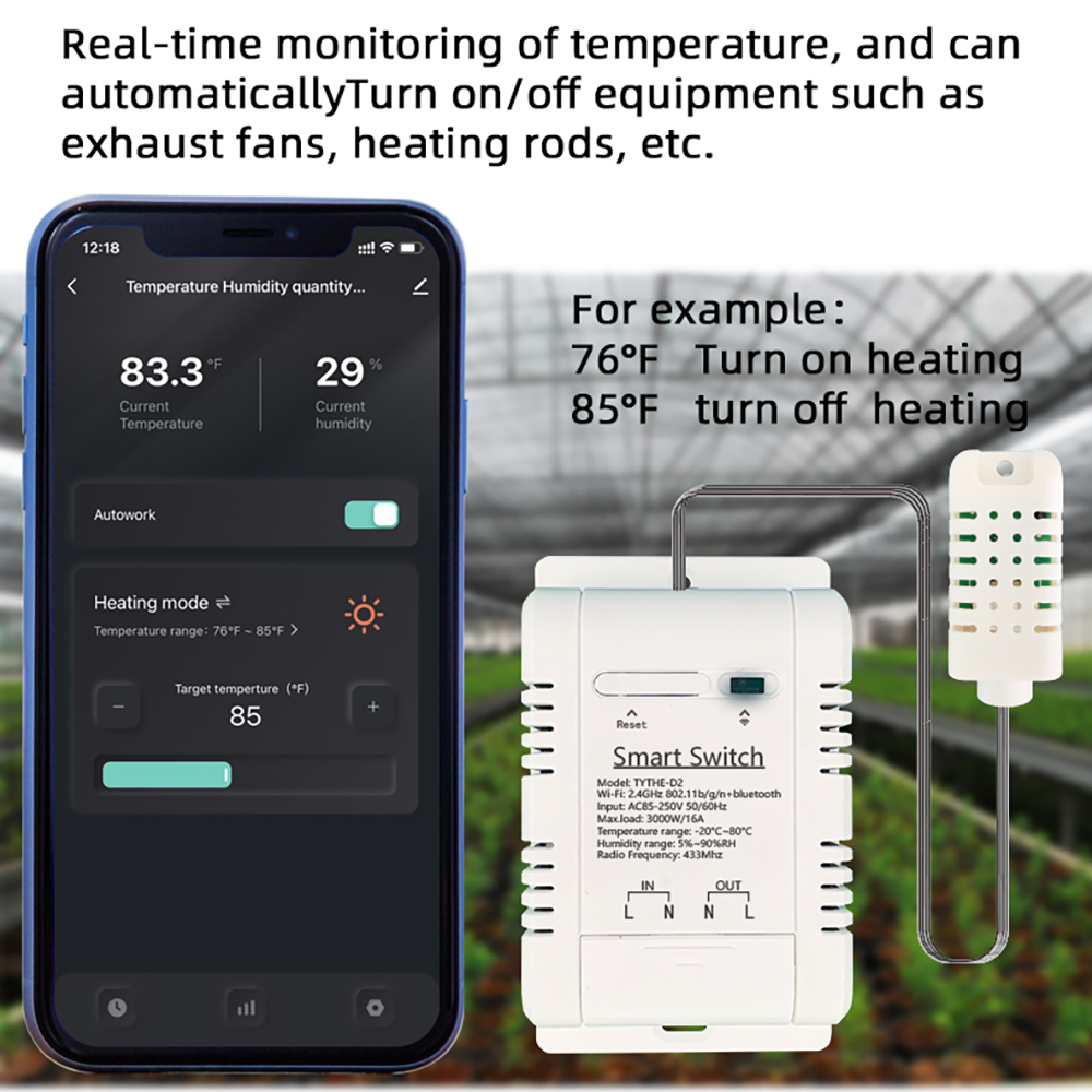 Tuya-مفتاح واي فاي مع مراقبة ا - مراجعة Wifi Thermostat وسعره