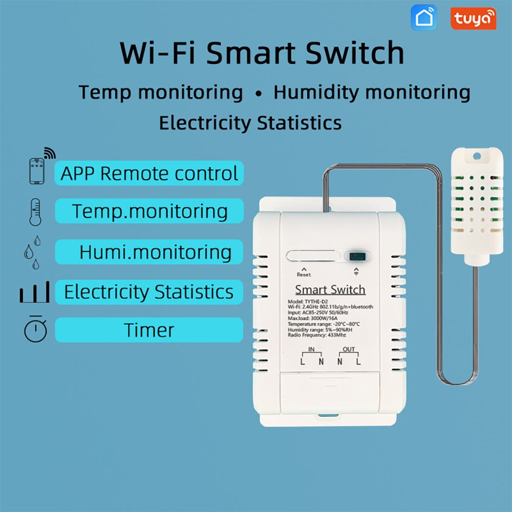 Tuya-مفتاح واي فاي مع مراقبة ا - مراجعة Wifi Thermostat وسعره