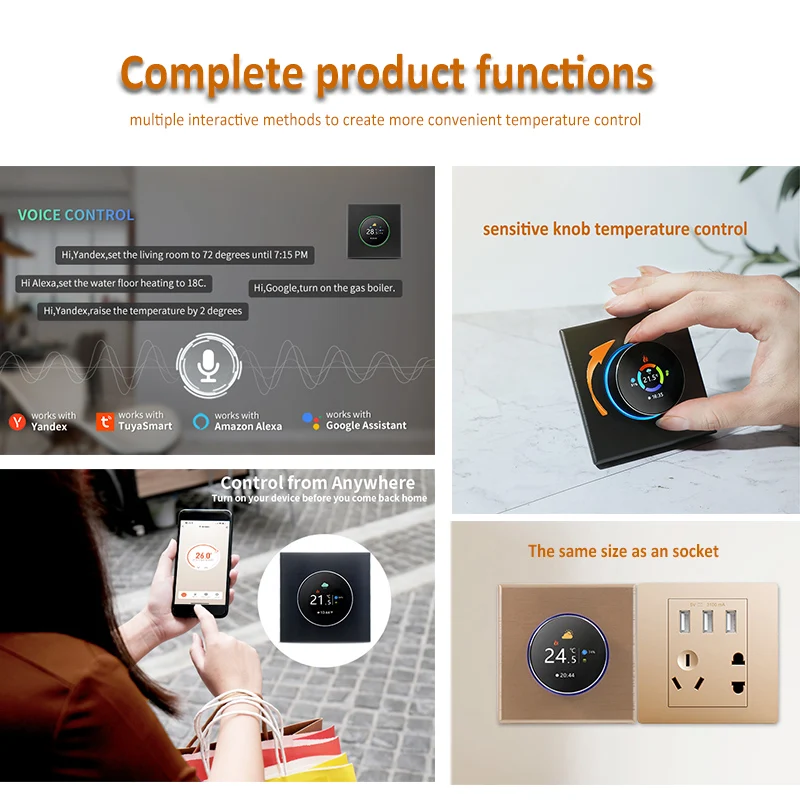 متوفر: منظم حرارة ذكي قابل للب - مراجعة Wifi Thermostat وسعره