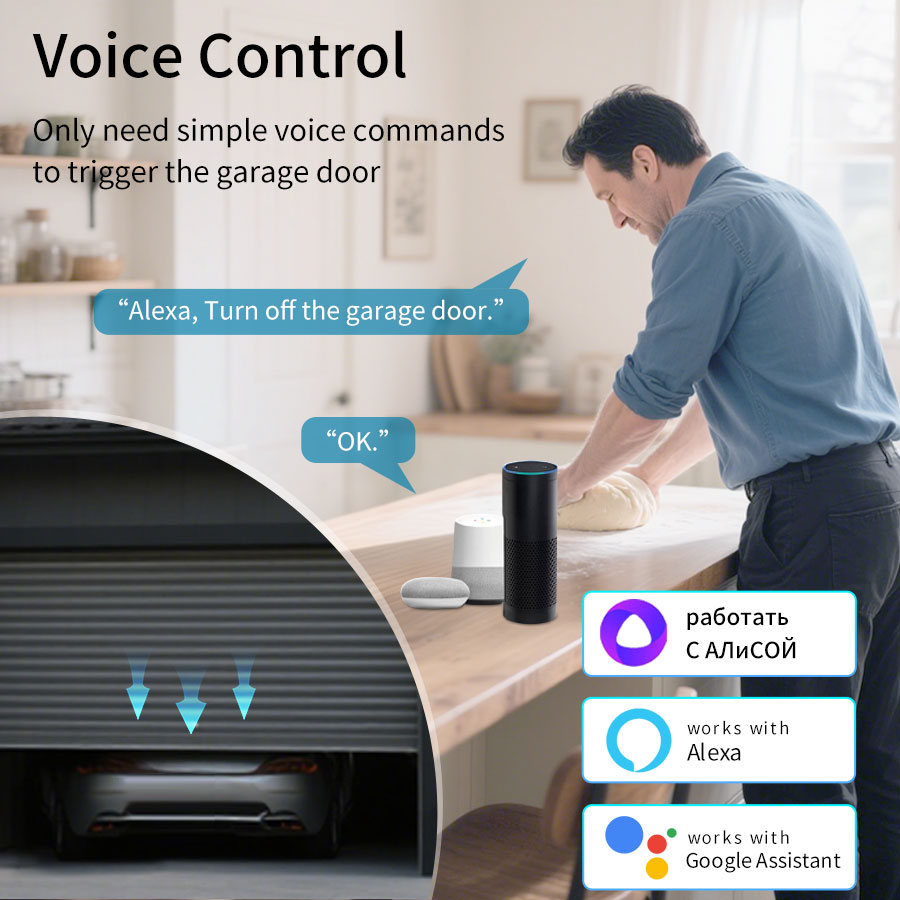 وحدة تحكم ذكية لفتح باب المرآب - مراجعة Smart Home Button وسعره