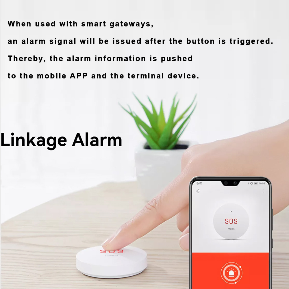 زيجبي تويا SOS زر الطوارئ نظام - مراجعة Smart Home Gira وسعره