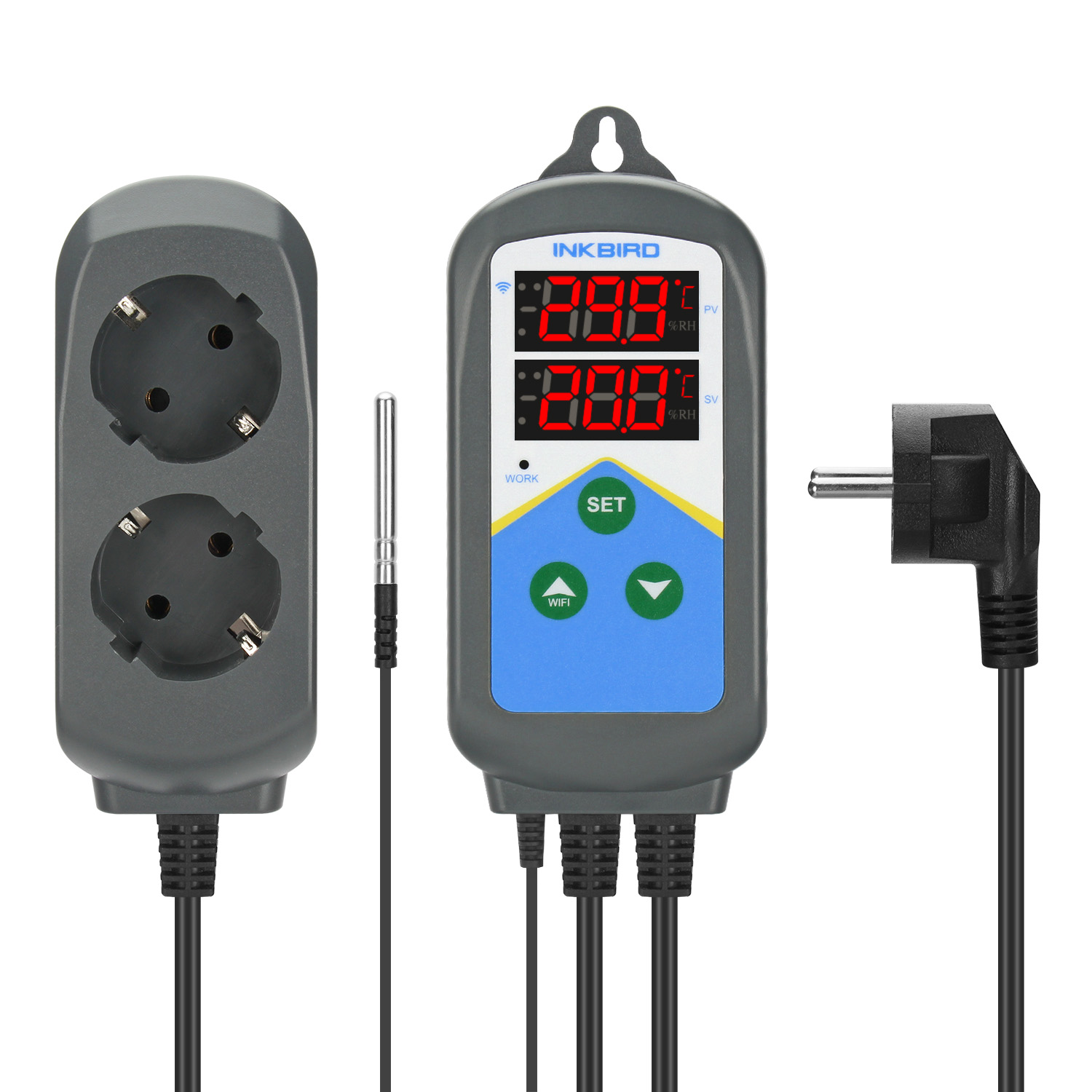 INKBIRD WIFI منظم الحرارة ITC- - مراجعة Wifi Thermostat وسعره