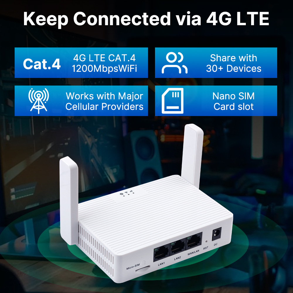 fenvi WiFi 4G LTE راوتر بطاقة  - مراجعة Smart Home Router وسعره