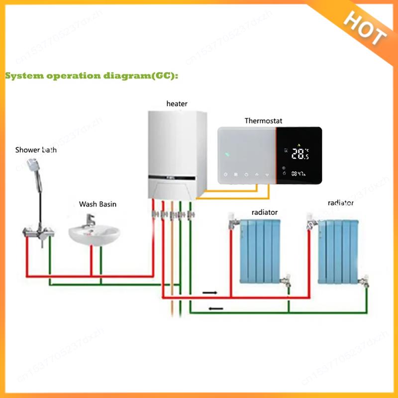 ترموستات واي فاي ذكي A43M للمي - مراجعة Wifi Thermostat وسعره