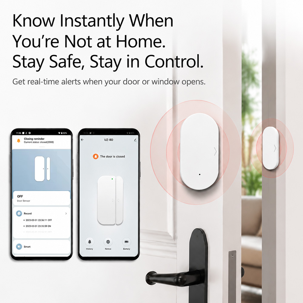 مستشعر الأبواب والنوافذ بتقنية - مراجعة Smart Home Zigbee 3.0 وسعره