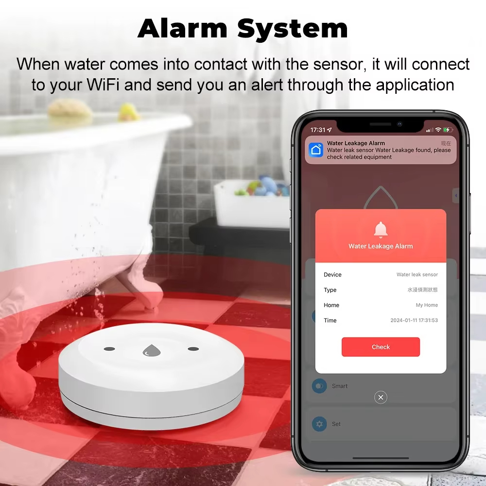 جهاز كشف تسرب المياه الذكي Tuy - مراجعة Smart Home News وسعره