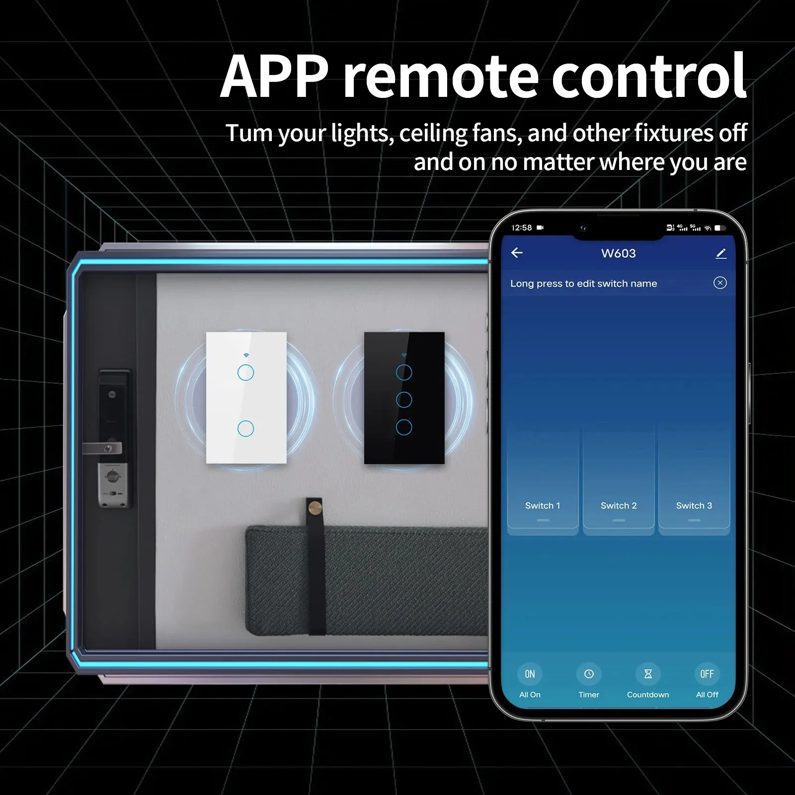 مفتاح إضاءة ذكي TNCE Tuya ، وا - مراجعة Smart Home Button وسعره
