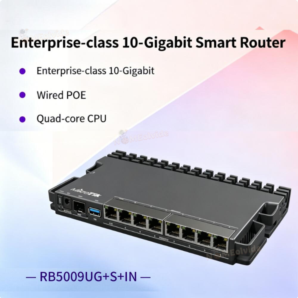 راوتر ميكروتيك Rb5009ug+s In/r - مراجعة Smart Home Router وسعره
