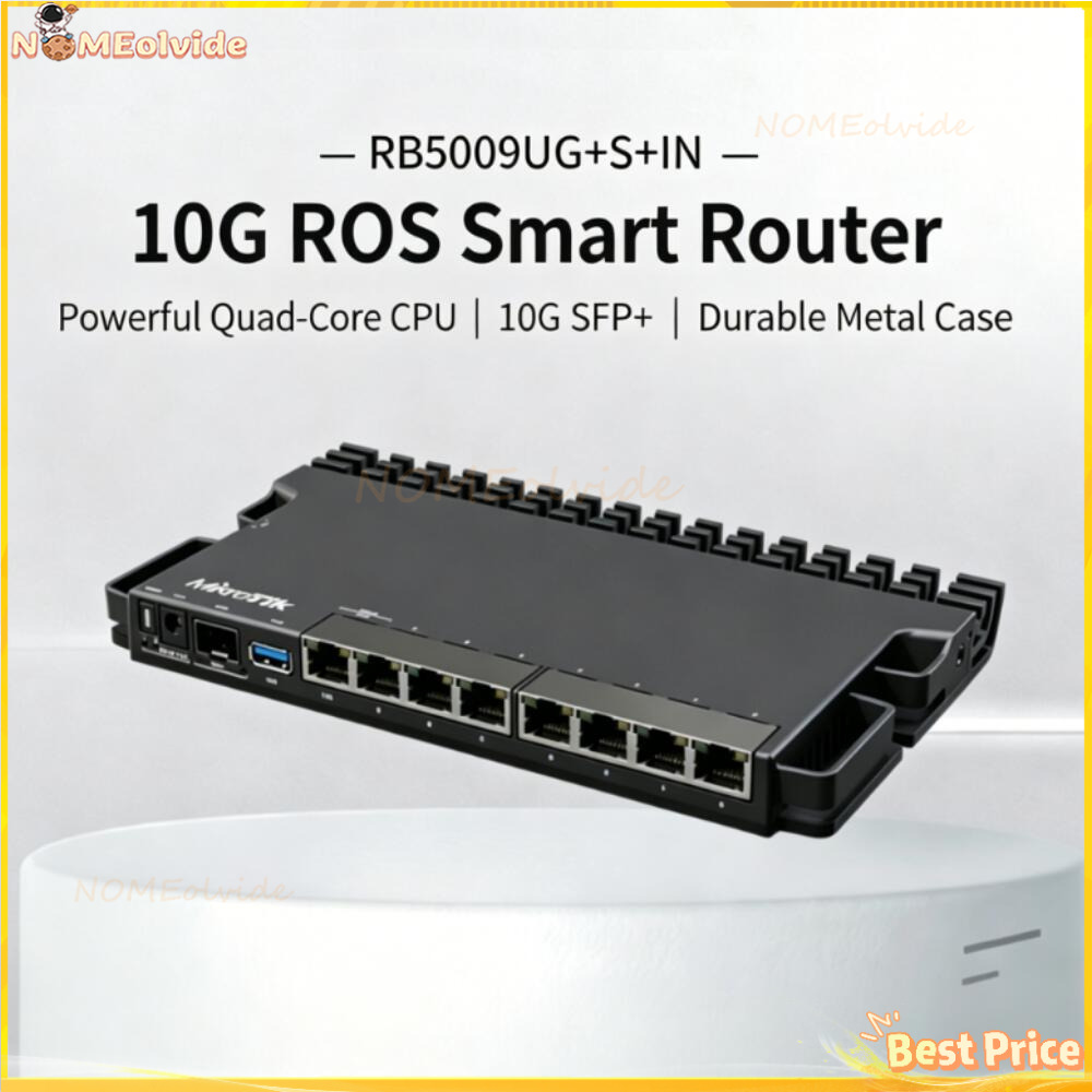 راوتر ميكروتيك Rb5009ug+s In/r - مراجعة Smart Home Router وسعره