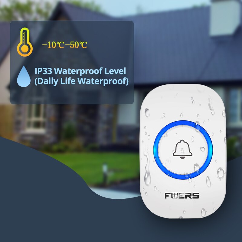 Fuers جرس باب لاسلكي مقاوم للم - مراجعة Smart Home News وسعره