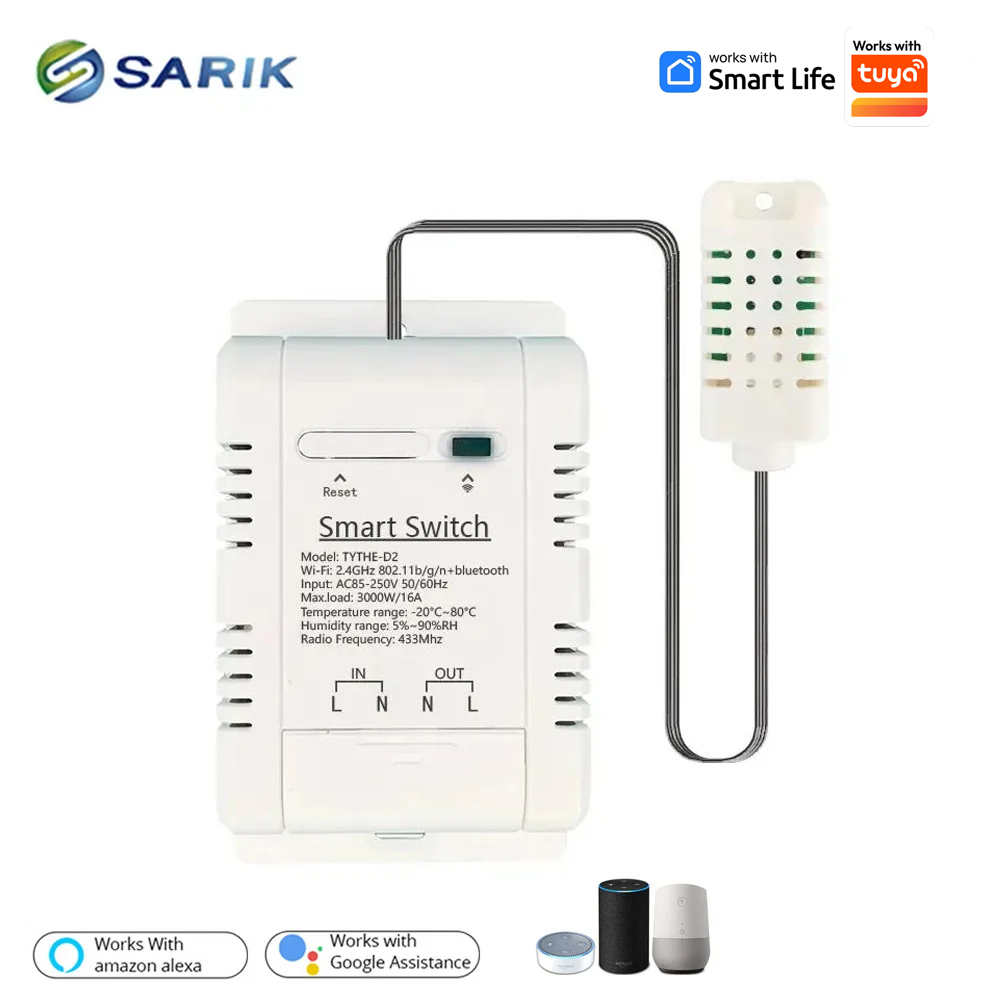 مفتاح ترموستات واي فاي 16 أمبي - مراجعة Wifi Thermostat وسعره