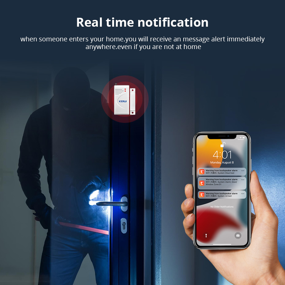 KERUI Tuya محور إنذار المنزل ا - مراجعة Smart Home Demo Kit وسعره