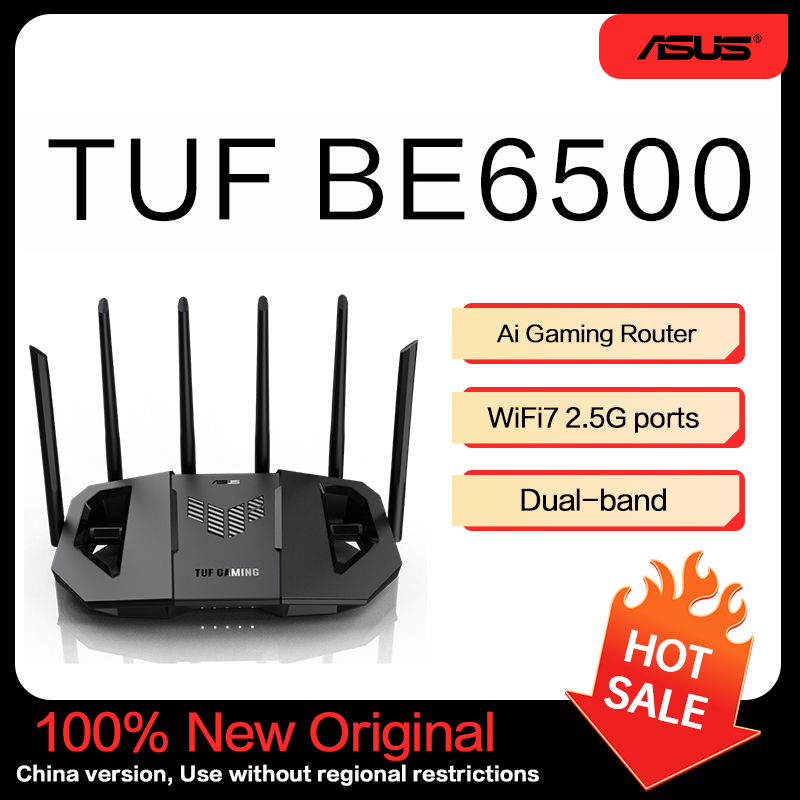 ASUS WiFi7 TUF GAMING BE6500 G - مراجعة Smart Home Router وسعره