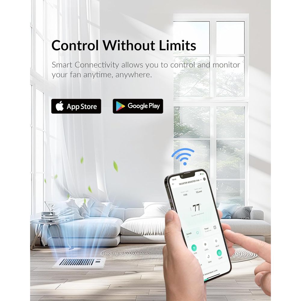 مروحة تهوية فائقة الهدوء لفتحا - مراجعة Wifi Thermostat وسعره