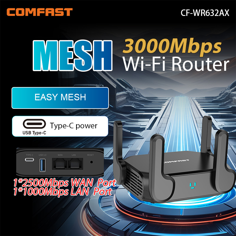 Comfast WIFI6 1800/3000Mbps مو - مراجعة Smart Home Router وسعره